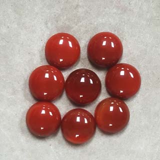 14MM ROUND CABOCHON CARNELIAN(8PCS/BAG)